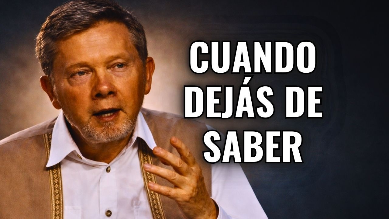 Cuando Dej&aacute;s de Intentar Entenderlo Todo, Algo Despierta | Eckhart Tolle