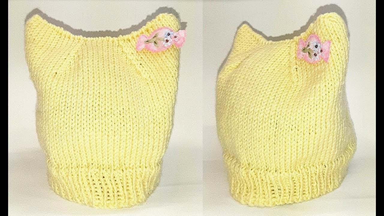 DIY Sophie’s weaving — 0150 Cat EAR Hat (Knit figure sharing)DIY蘇菲的編織—0150貓耳帽織圖分享