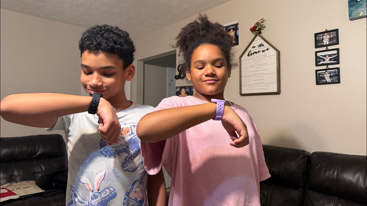 Подарили детям их первые умные часы от Biggerfive Kids Smart Watch