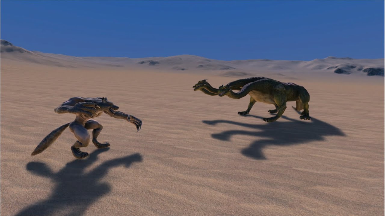 HYDRA VS WEREWOLF - UEBS MODS - Ultimate Epic Battle Simulator