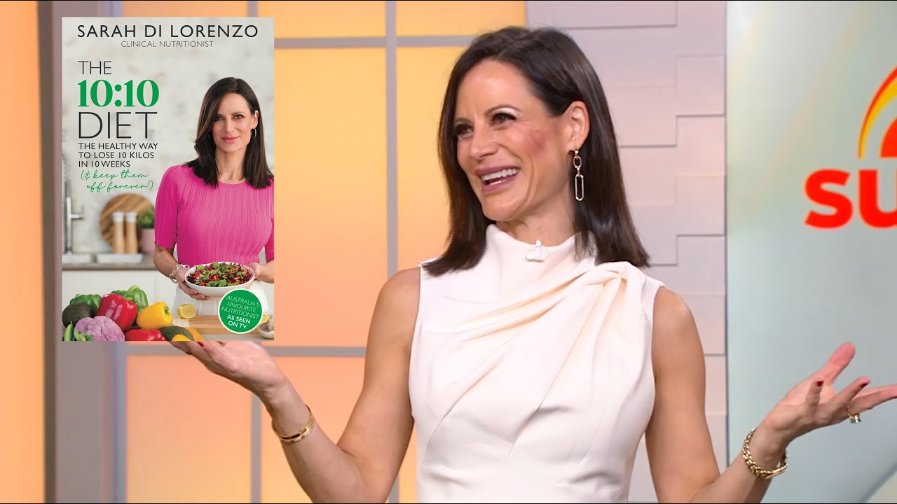 NEW BOOK! THE 10:10 DIET, AND BEAT BOREDOM EATING | WEEKEND SUNRISE | SARAH DI LOREZNO