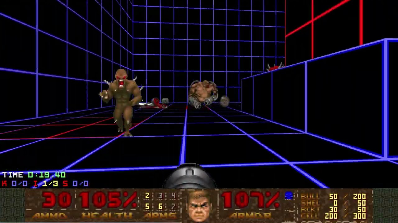 Doom 2: TNT3 MAP07 in 0:34.57 UV Speed