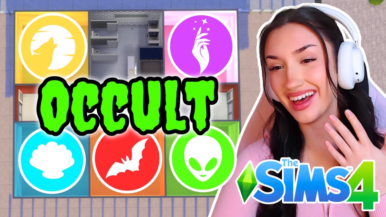 Every Rooms a Different OCCULT in The Sims 4