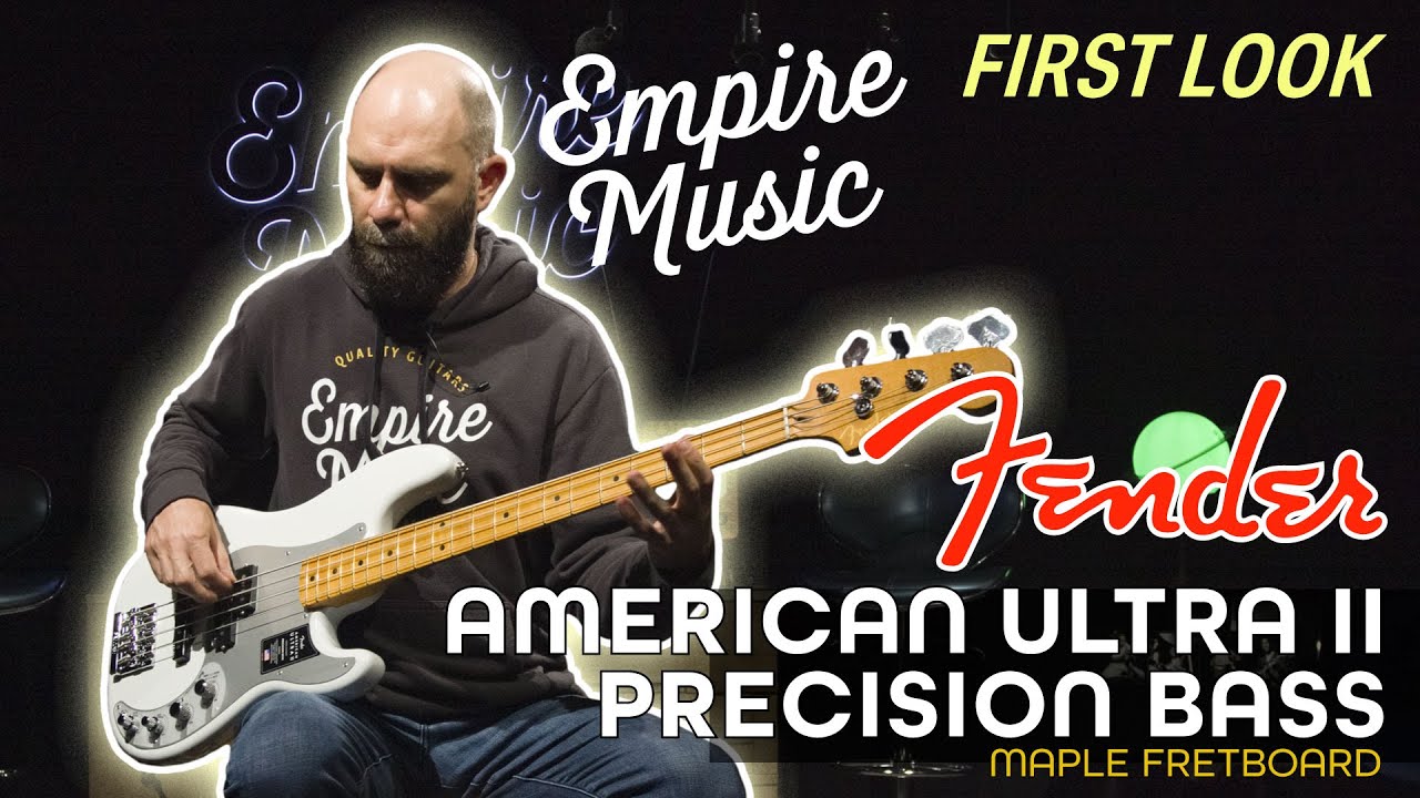 FIRST LOOK - Fender American Ultra II Precision Bass (Maple Fretboard)