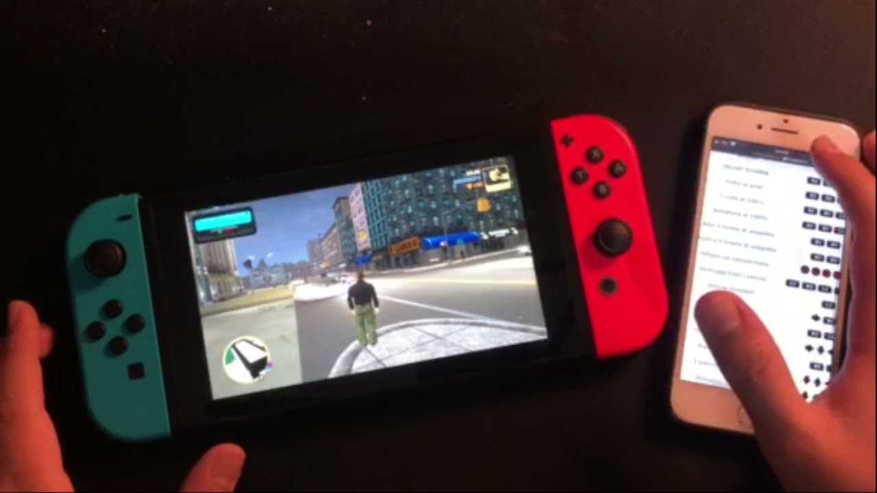 GTA Trilogy (cheat) - handheld gameplay on Nintendo Switch