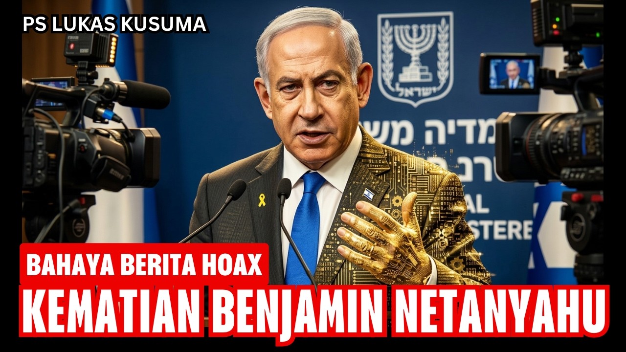 BAHAYA BERITA HOAX KEMATIAN BENJAMIN NETANYAHU || Ps Lukas Kusuma #perang #iran #israel #akhirzaman