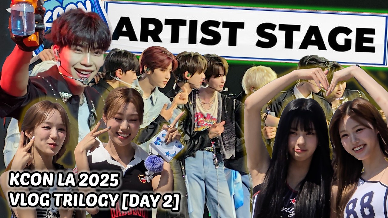 KCON’s ARTIST STAGE is the ONLY Stage YOU Need! | KCON LA 2025 Vlog Day 2