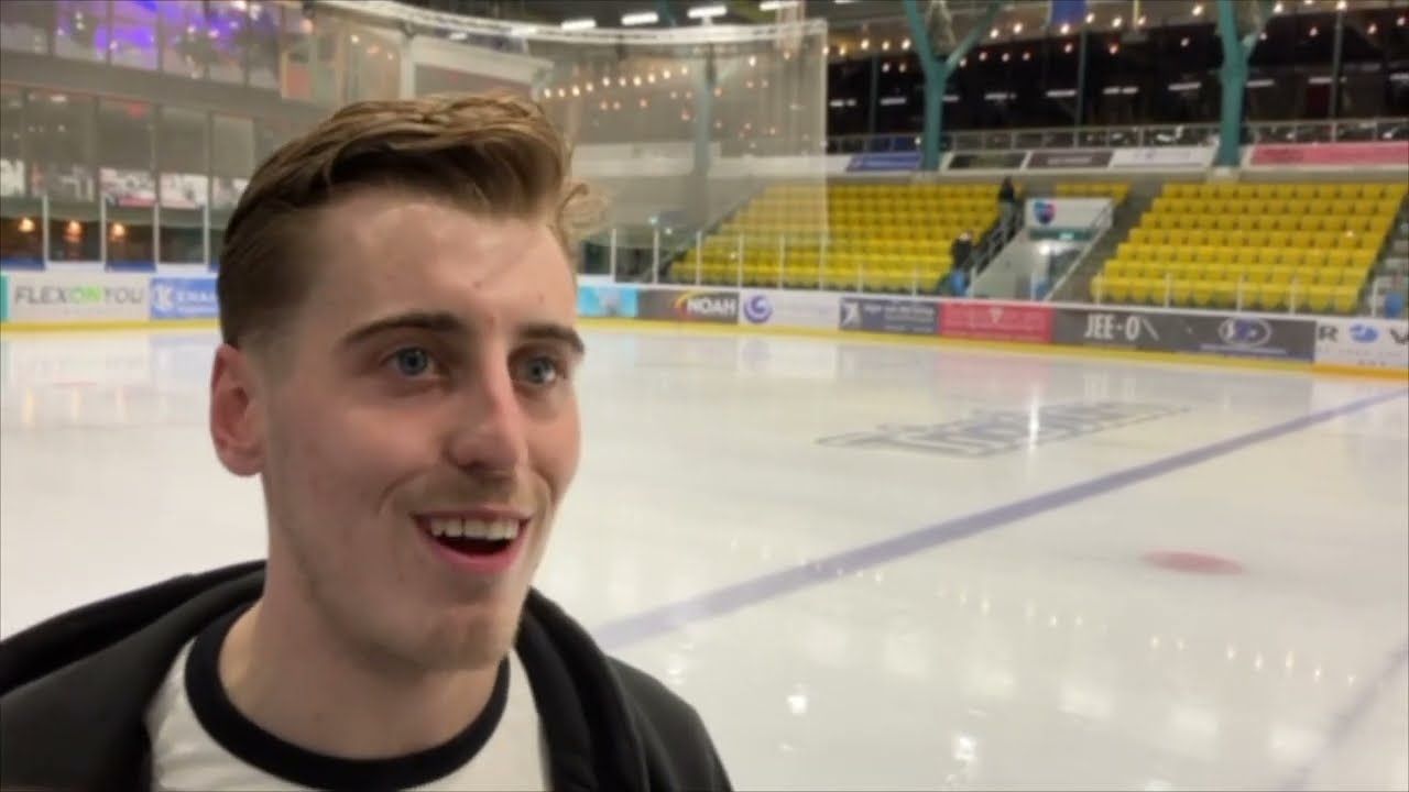 INTERVIEW: Juliën van Nes (NIJ) post game Nijmegen - Eindhoven 4-2 halve finale play-offs game1 ere