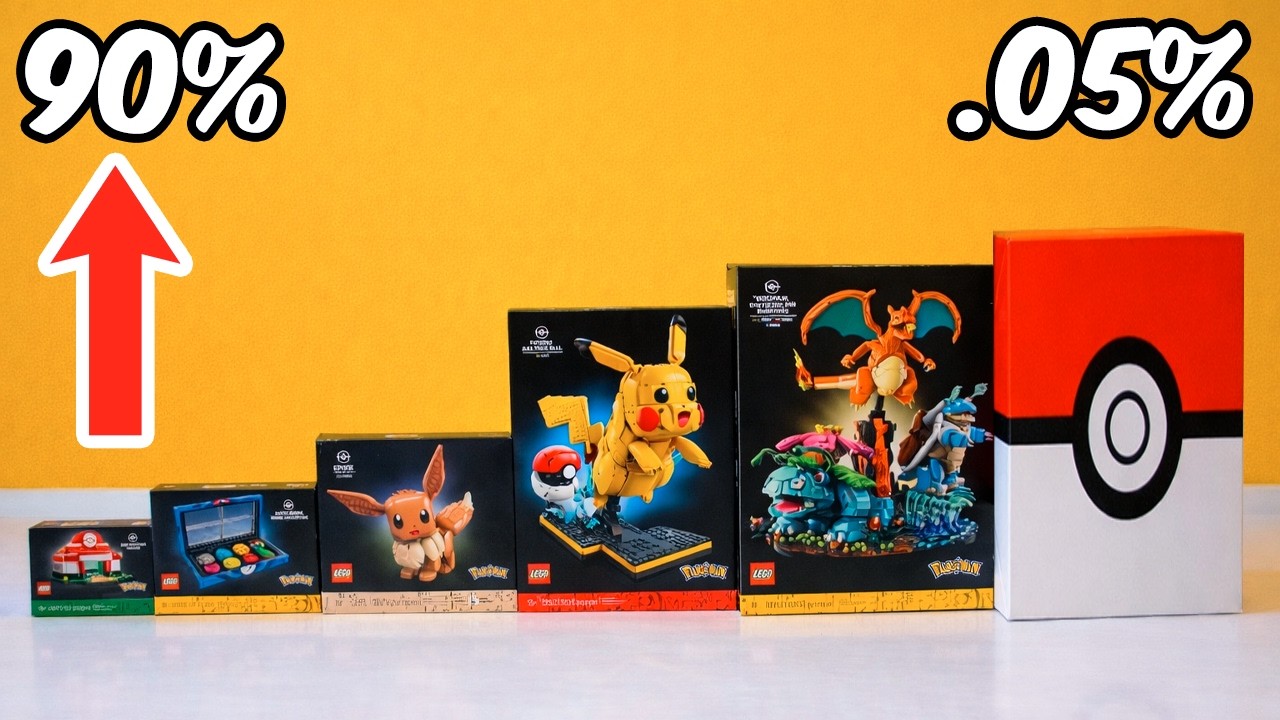 I built EVERY LEGO POKEMON set...
