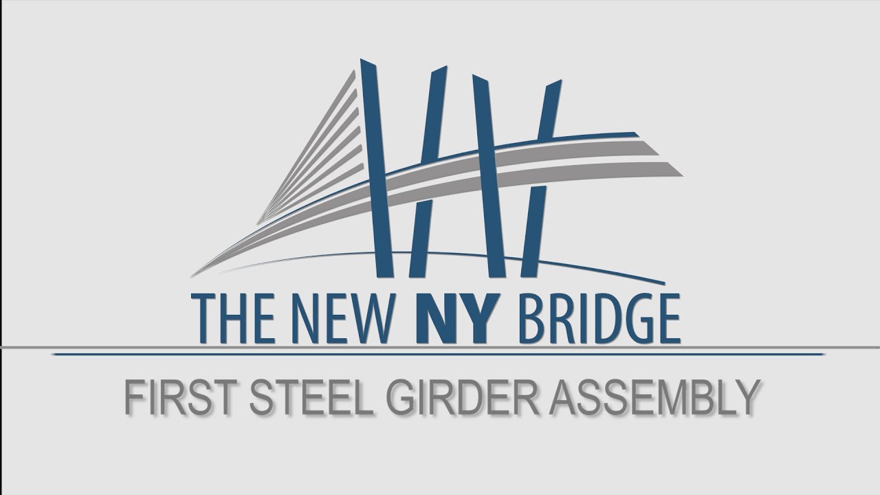 New NY Bridge – First Steel Girder Assembly Installed
