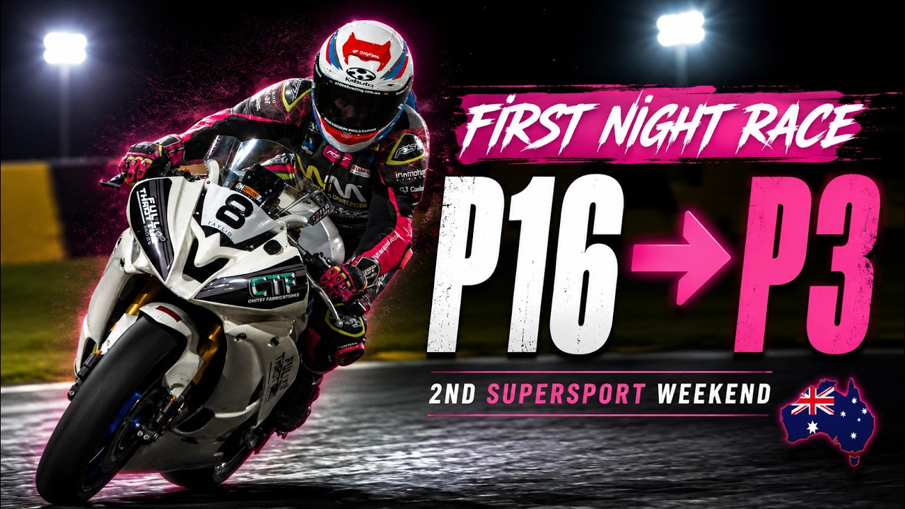 Night Racing! 1:36 at Sydney Motorsport Park on a 2010 R6! EP32
