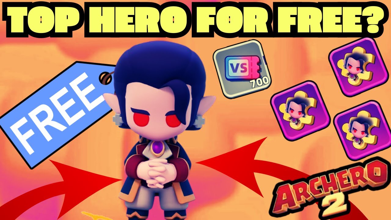 ARCHERO 2: AWESOME NEWS! TOP HERO FREE! HOW TO GET?