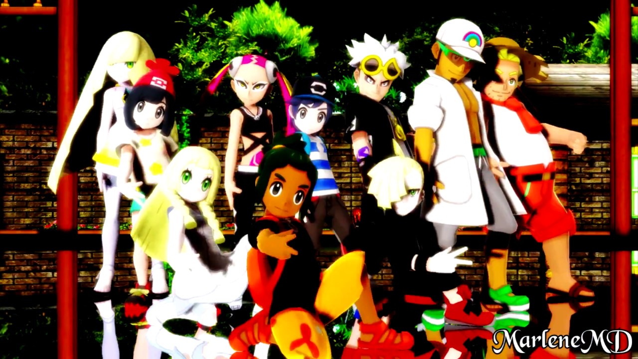 [MMD][Pokemon Sun&Moon] One, two, three !