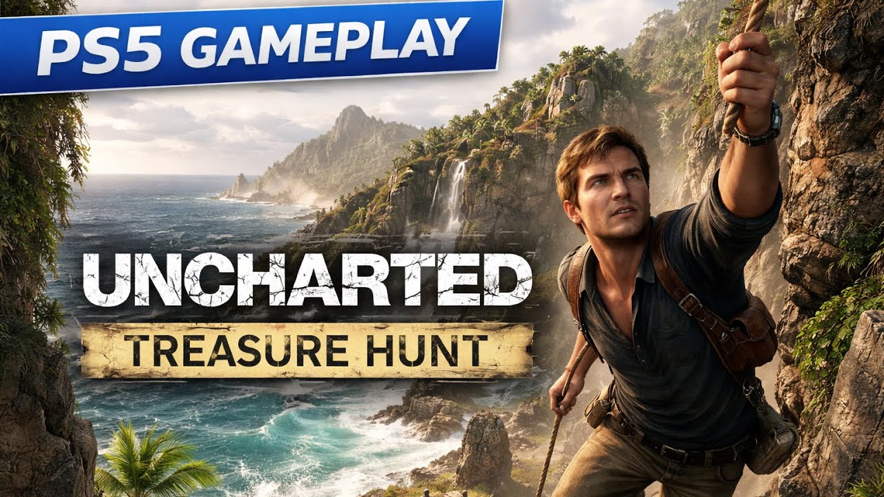 🏴‍☠️⛰️ Uncharted Gameplay | The Search for Treasure | Cliffside Adventure by the Sea 🎮