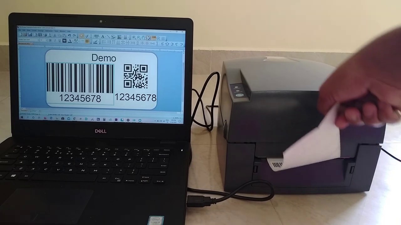 Godex G500 Barcode Printer online demo presented by Treewalker Technologies