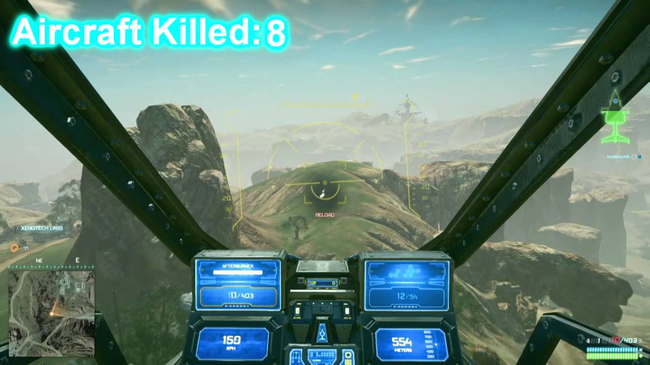 Planetside 2 Reaver A2A Dogfighting - Gameplay & Commentary