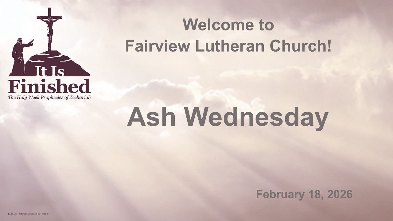 It Is Finished - Return to Me! | Ash Wednesday 2026