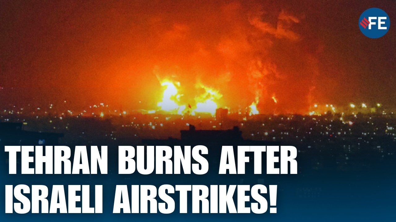Israel-Iran War: Massive Fires In Tehran After Israel Hits Oil Facilities | Middle East Crisis