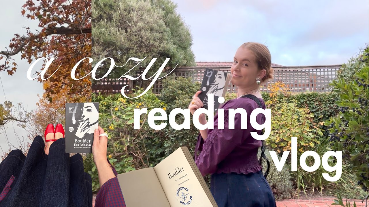last days of autumn! reading, grandpas bookclub & markets 👒