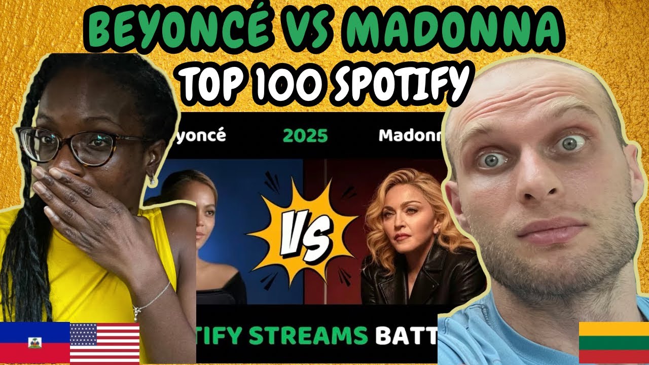 РЕАКЦИЯ НА Мадонну против Бейонсе | ТОП-100 Spotify 2025