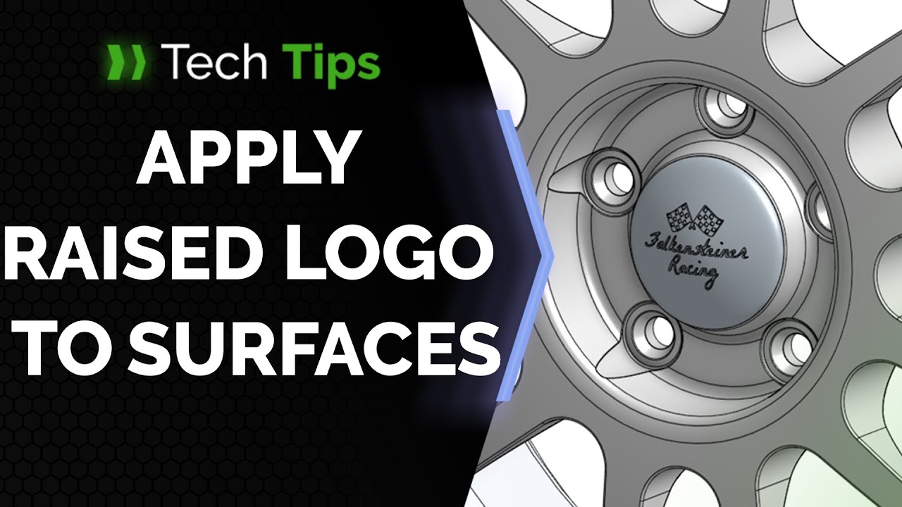 Apply a Logo or Text on Non-Cylindrical Faces - Onshape Tech Tip