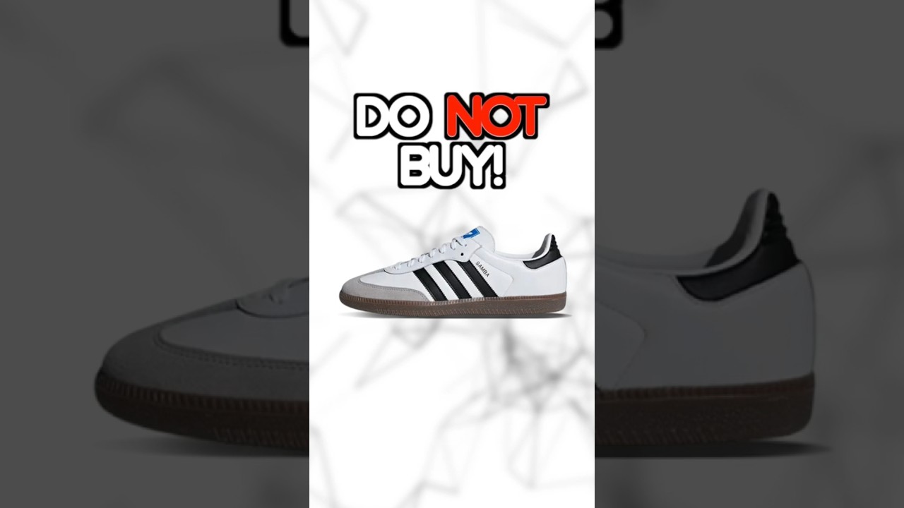 Не покупайте Adidas Samba