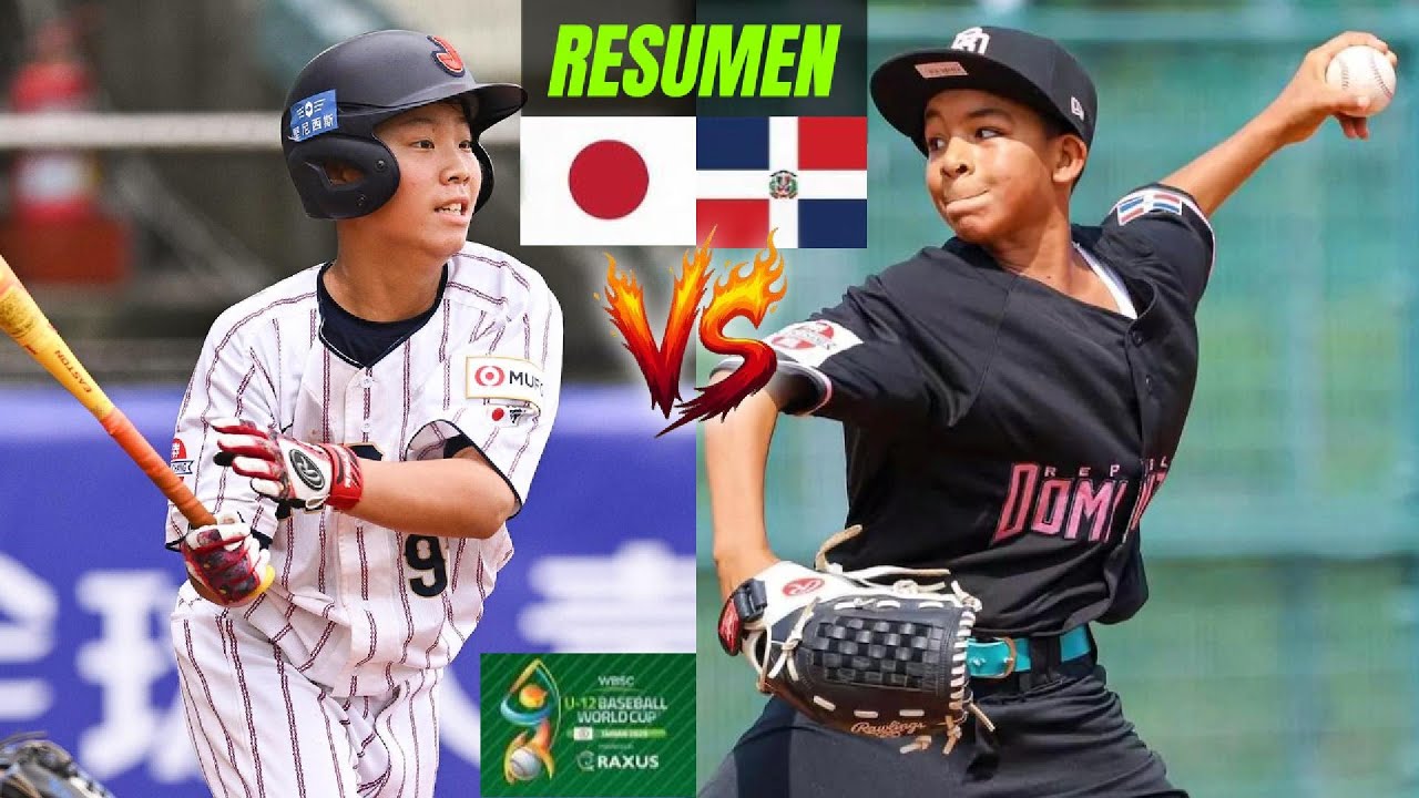 REPUBLICA DOMINICANA vs JAPON  ⚾ Mundial U12 🏆 01-08-2025