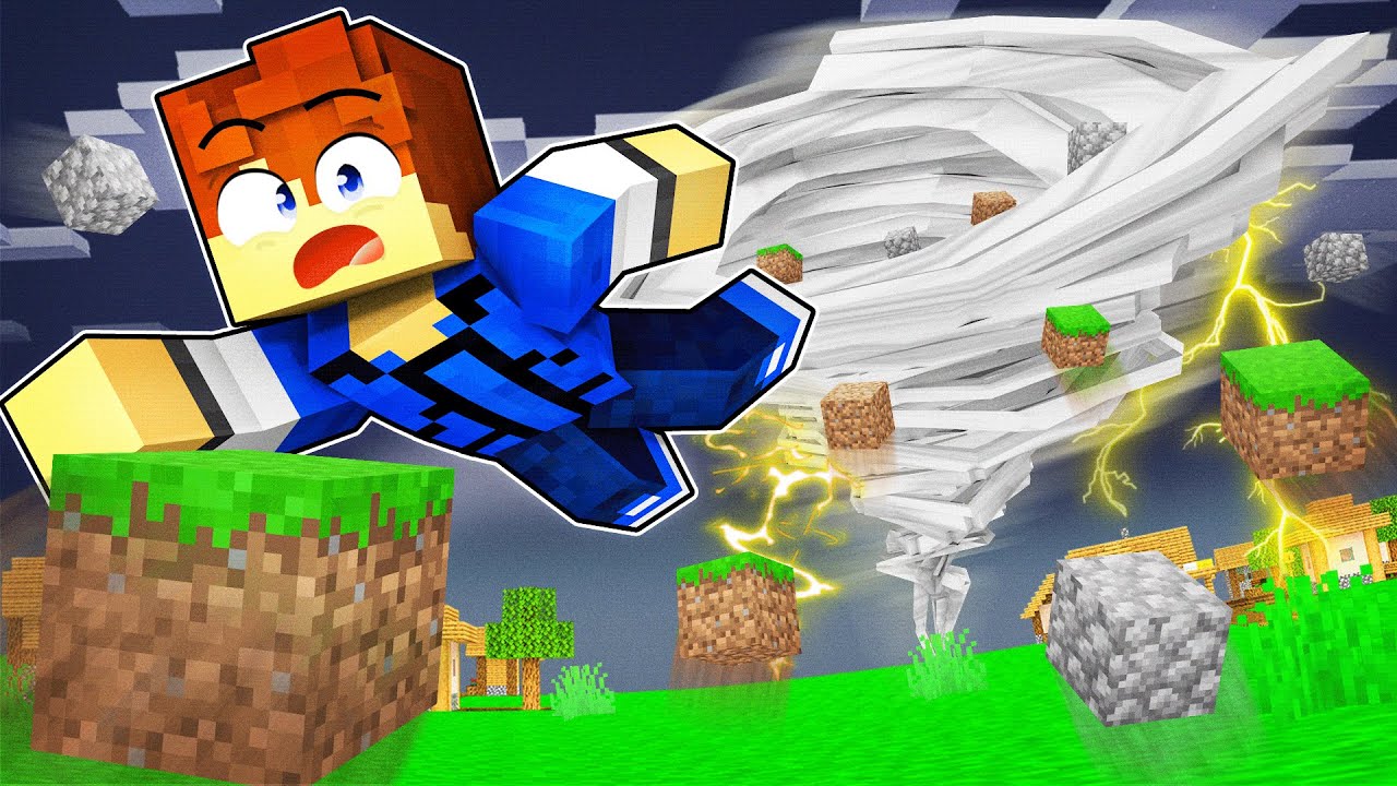 SURVIVE THE TORNADO - (Minecraft Movie)