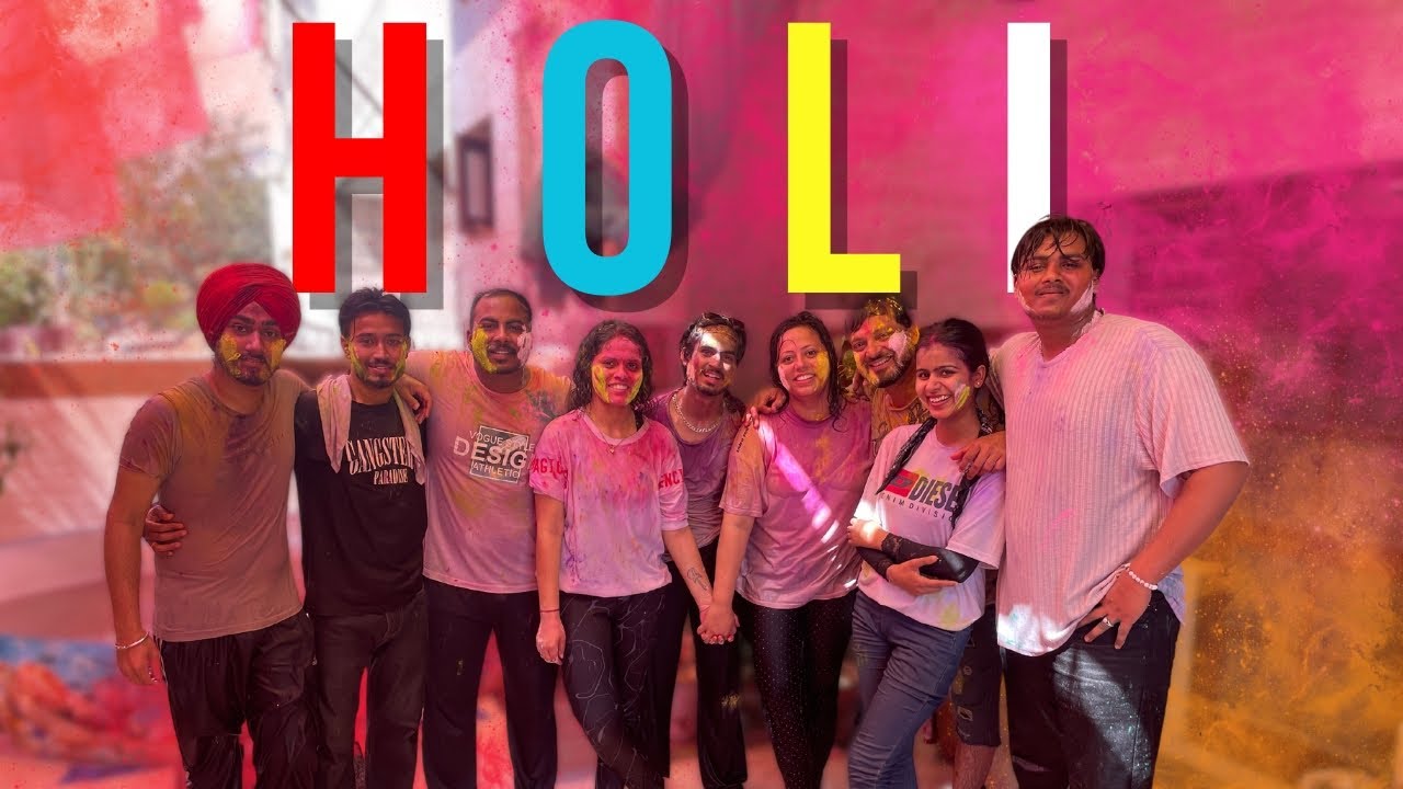 HOLI 💛 | VLOG