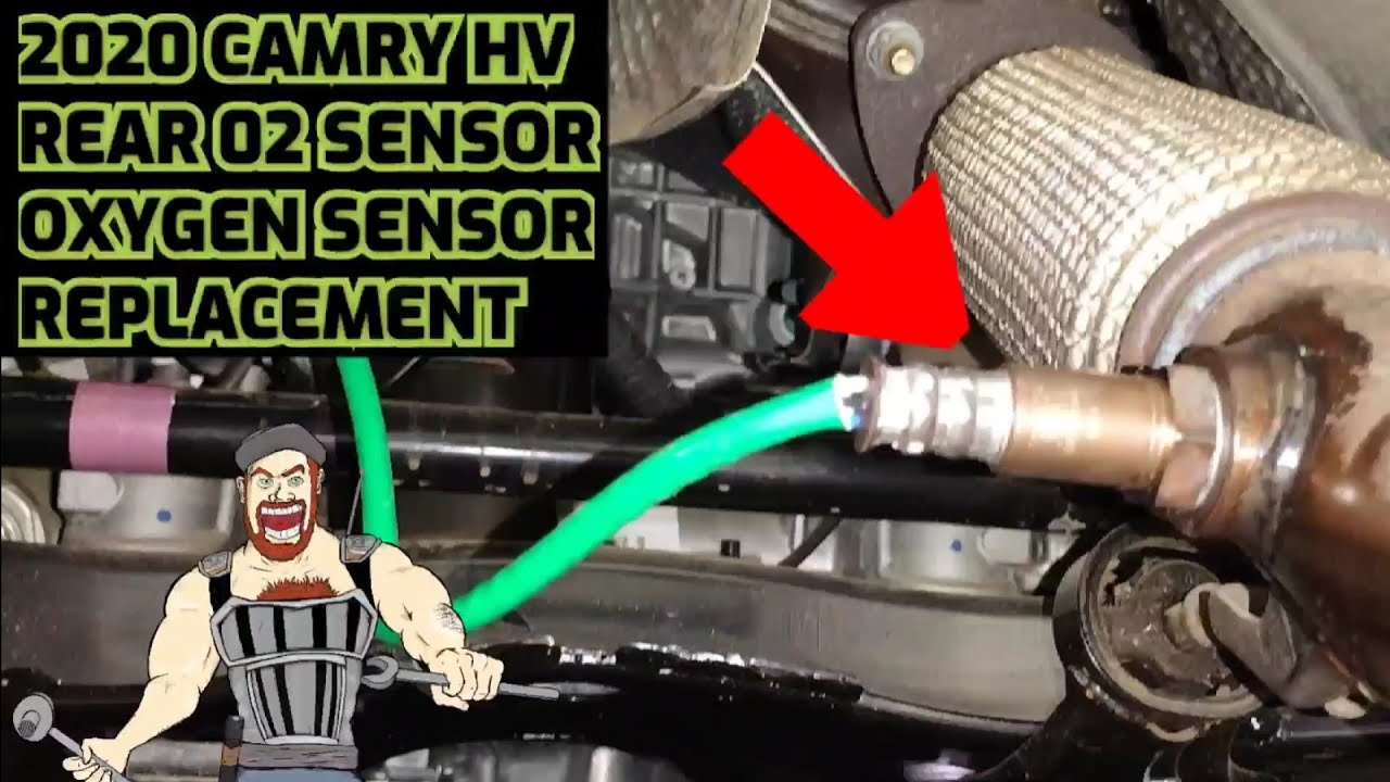 2020 TOYOTA CAMRY HV OXYGEN SENSOR 02 SENSOR REPLACEMENT ( POST CAT )