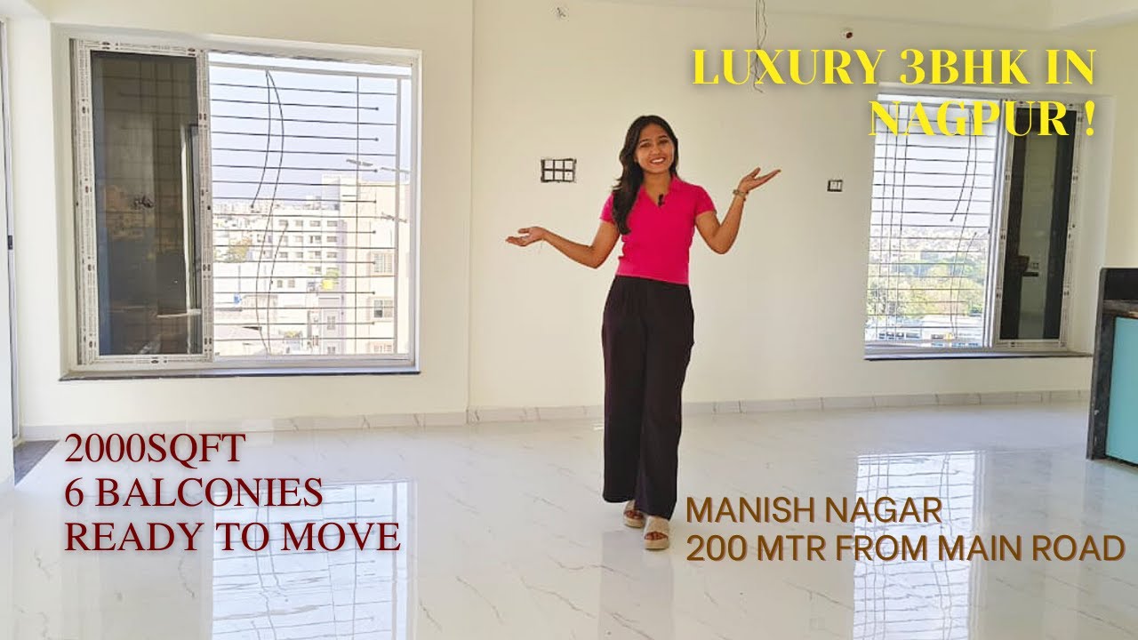 Inside A Stunning 3bhk Flat In Manish Nagar| Ready Possession