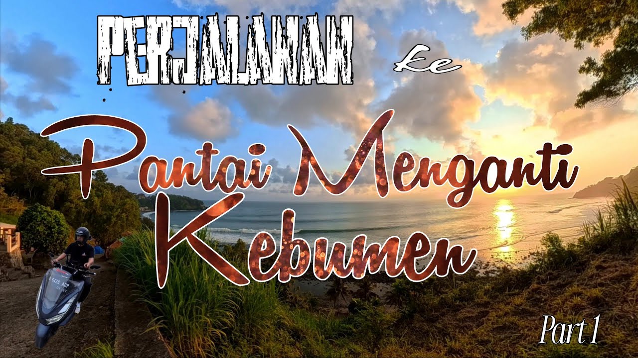 Pantai Menganti - Kebumen,  yg bikin shock indahnya...