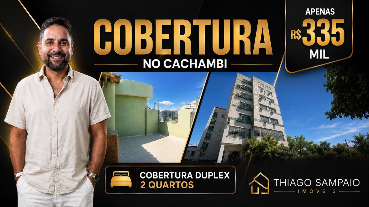 Existe Cobertura no Cachambi por Menos de $ 400 mil ? Me liga hoje !!!! Thiago Sampaio Tem. 