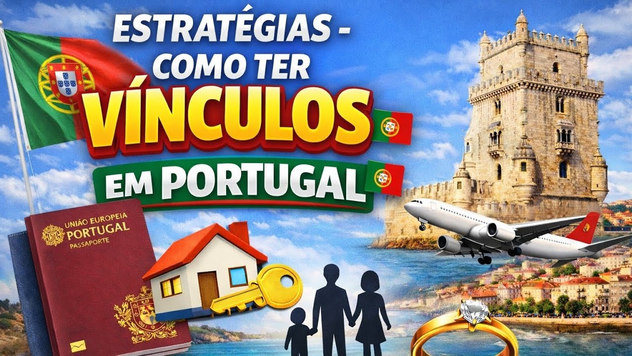 ESTRATÉGIAS - COMO TER VÍNCULOS EM PORTUGAL 🇵🇹