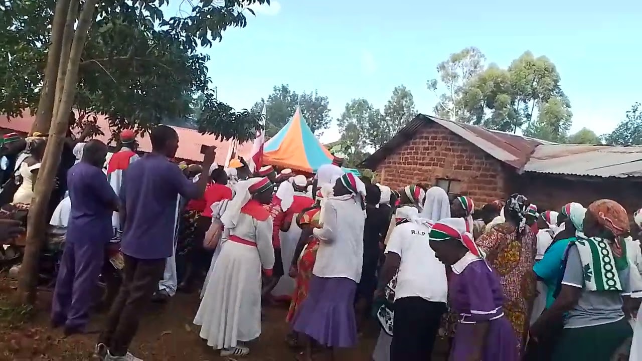 INDUMBA (AFRICAN DIVINE CHURCH) , Farewell to region modole at Butiti vihiga county.