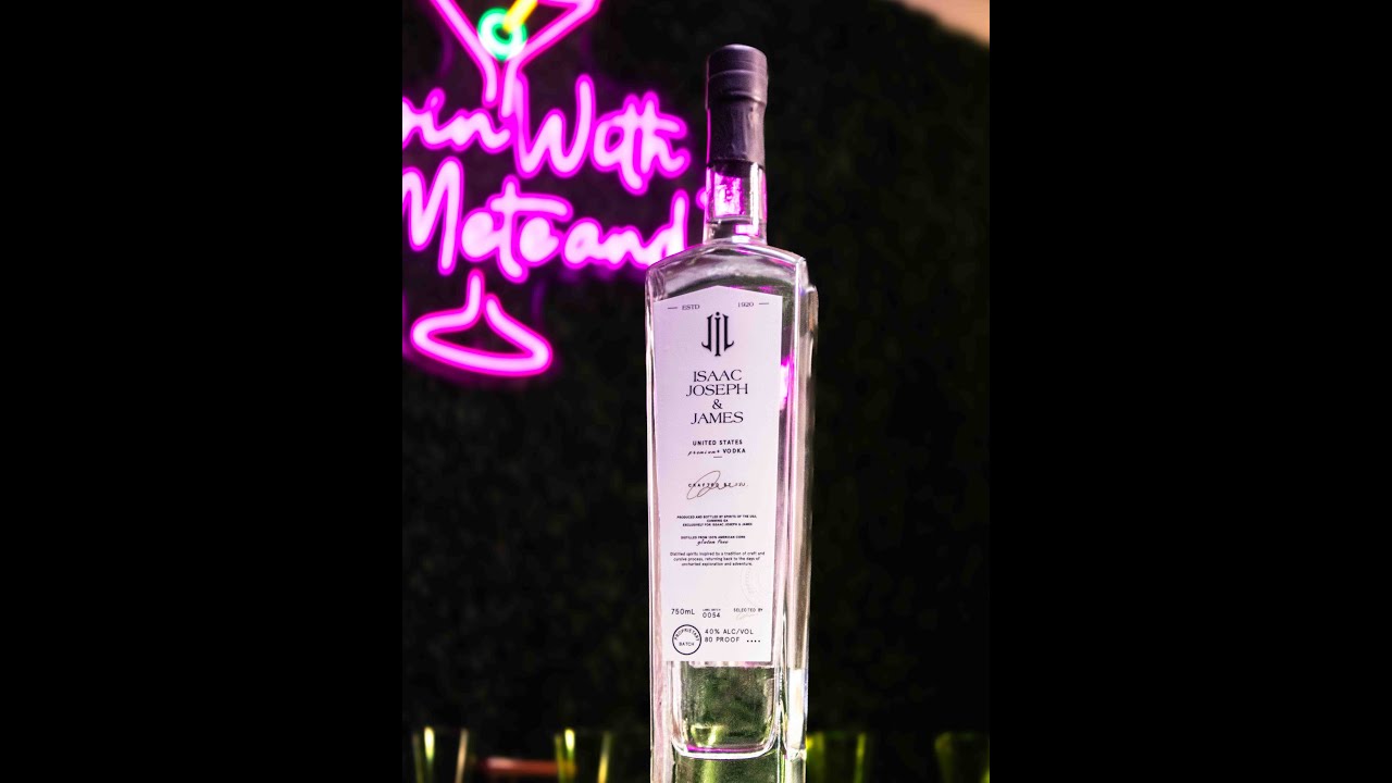 🍾Reviewing the FIRST ever sold Bottle Vodka from @IsaacJosephJames,