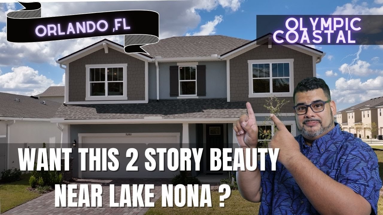 Lake Nona Orlando New construction by Mattamy homes the Olympic floor plan at Meridian Parks