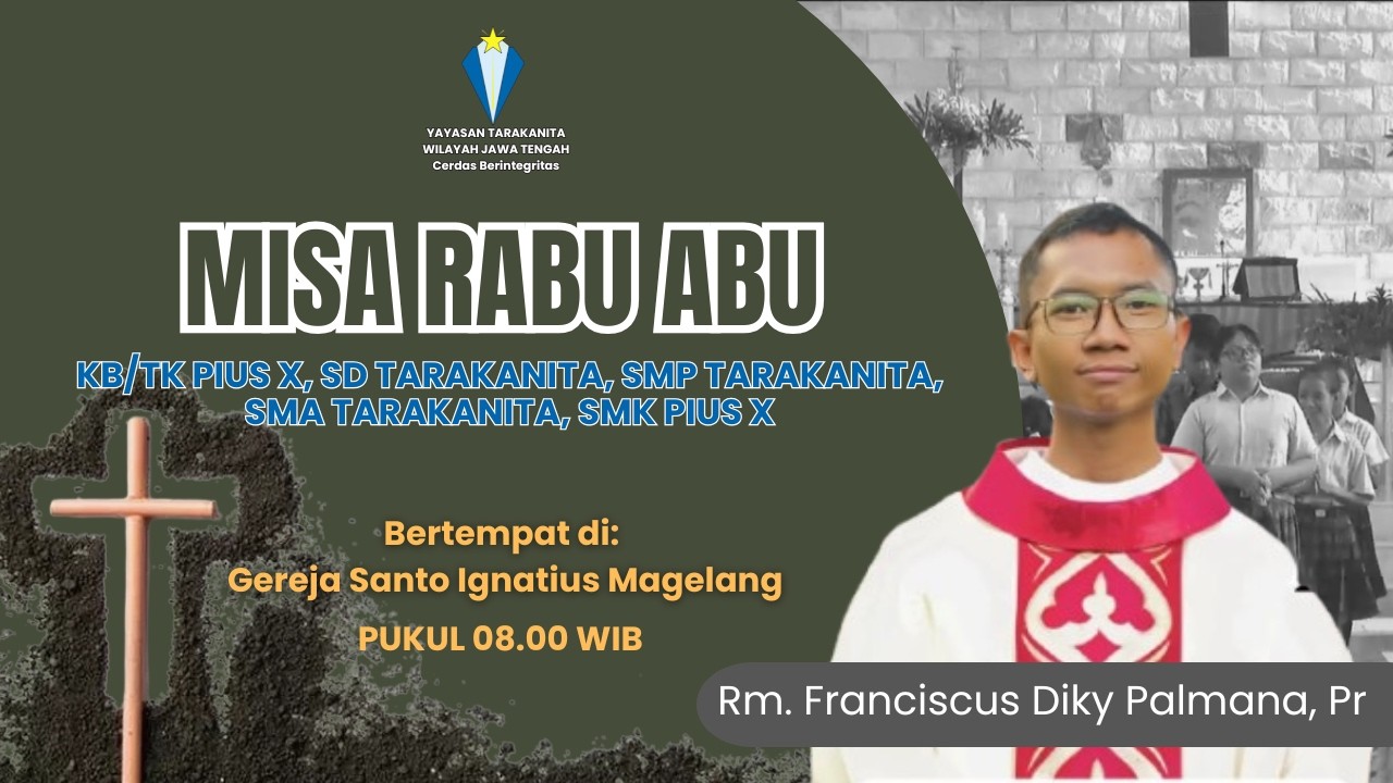 Misa Rabu Abu Tarakanita Jawa Tengah tahun 2026