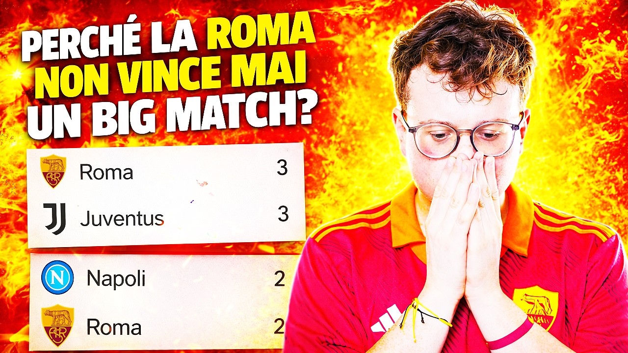 Perché la ROMA NON VINCE MAI un BIG MATCH?