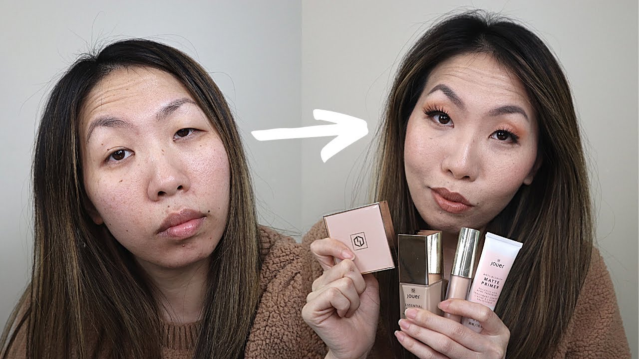 Jouer Concealer, Foundation, Powder & Primer Review on Combination Skin