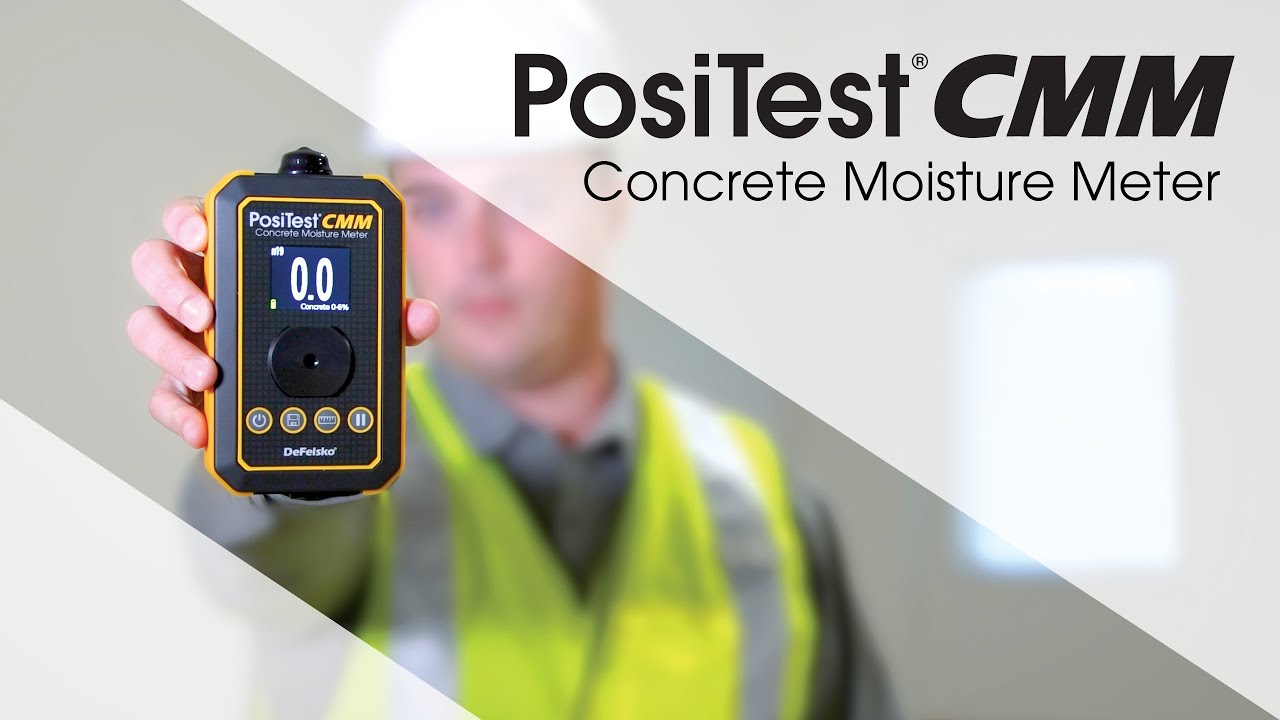 How to Measure Concrete Moisture using the PosiTest CMM Non-Destructive Concrete Moisture Meter