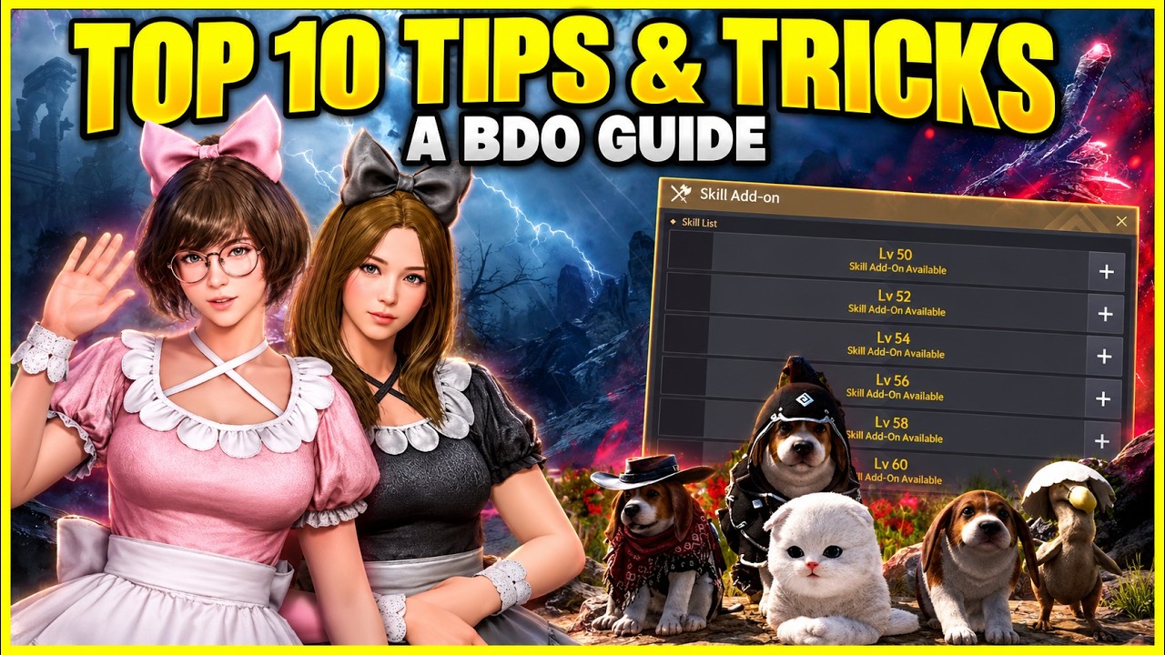 BDO My Top10 Tips & Tricks #2 | Improve Your Black Desert Experience