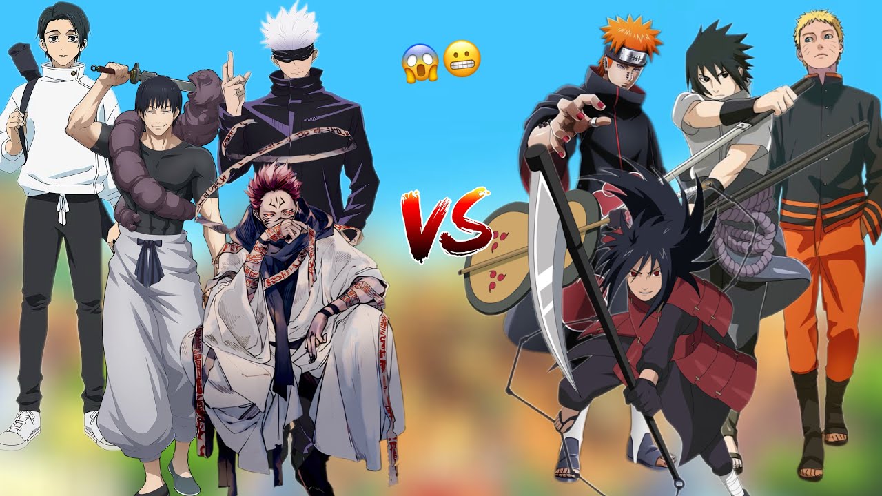 Jujutsu Kaisen 🆚 Naruto Shippuden | #narutoshippuden #jjk #animevs #jujutsukaisen #gojo #naruto 