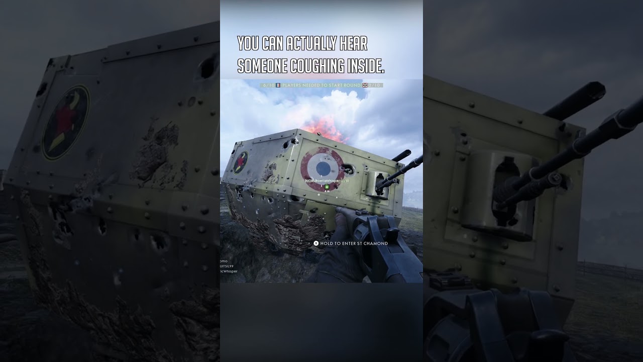 Tiny Battlefield 1 Detail Reminds Us How Much WWI Tanks Sucked #battlefield #battlefield1 #bf1