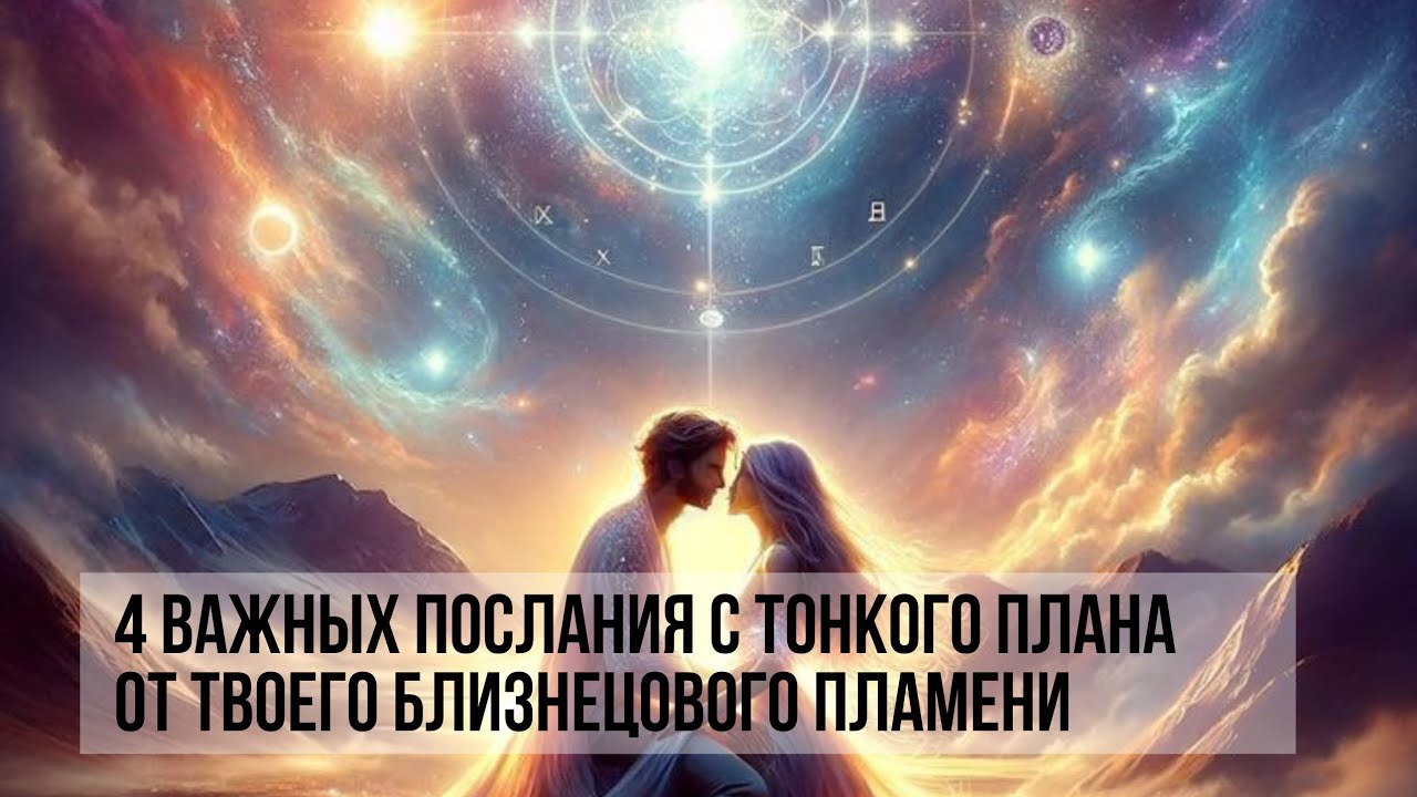 4 ВАЖНЫХ ПОСЛАНИЯ С ТОНКОГО ПЛАНА ОТ ТВОЕГО БЛИЗНЕЦОВОГО ПЛАМЕНИ #близнецовыепламена #twinflame