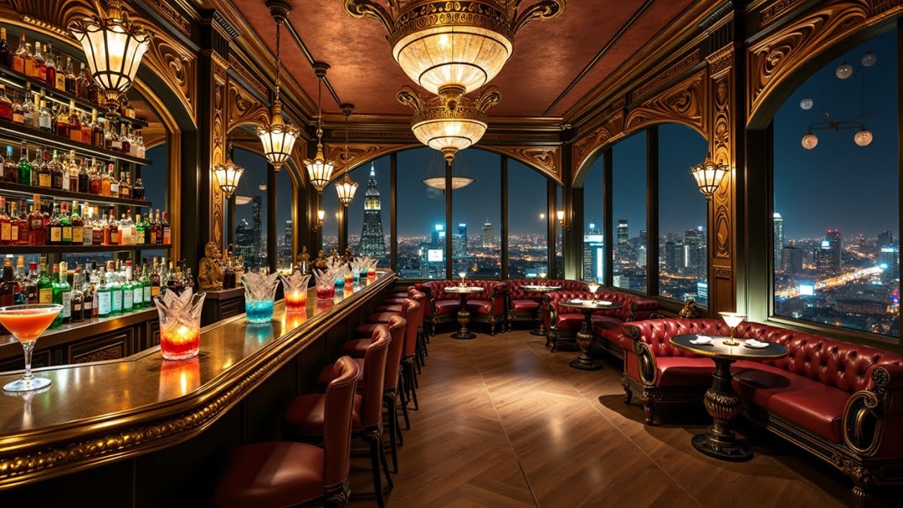 Cocktail Lounge Music | Deep Chillout Grooves for Elegant City Nights ~ Skyline Jazz V
