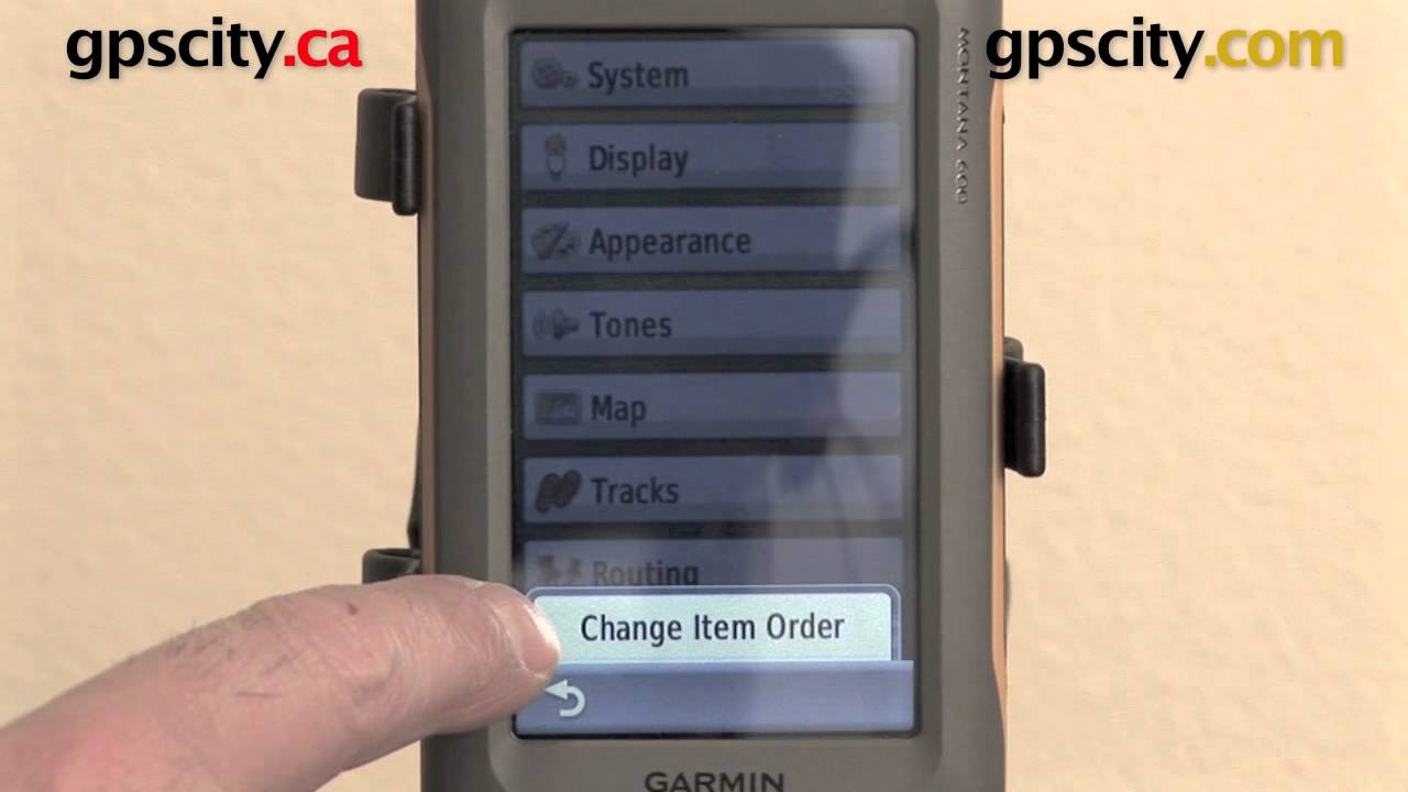 Garmin Montana 600 650 650t: Menu Icon Overview @ gpscity.com