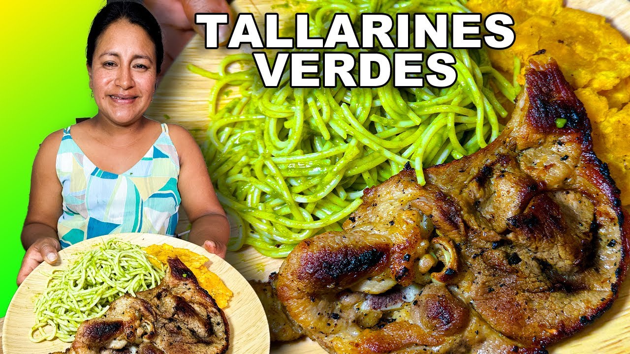 Tallarines verdes paso a paso | Recetas de la abuela