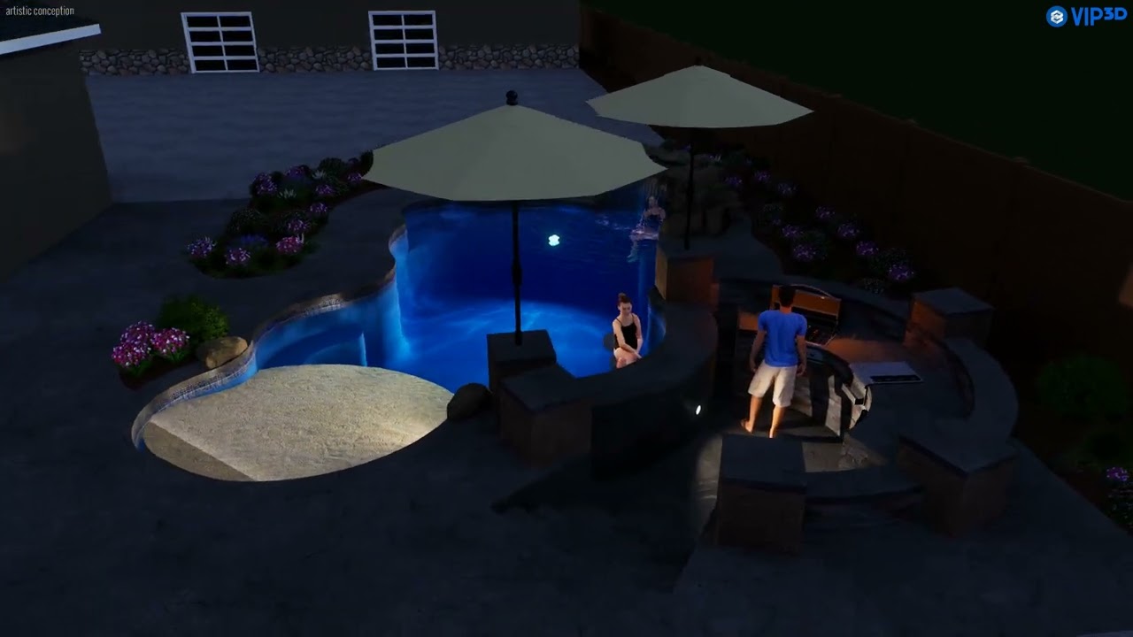 Rossiter 3D Pool Design