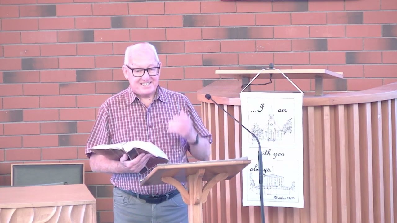 Sermon - 18 Jan 2026 - David Gordon preaching